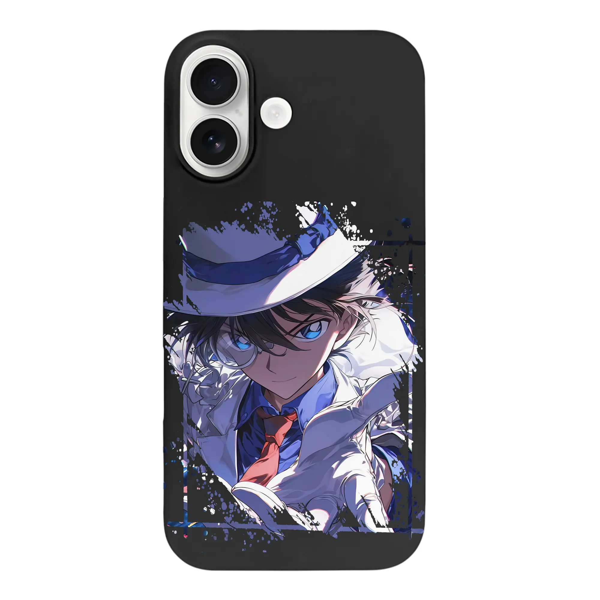 名探偵コナン グッズ 江戸川 コナン - iPhone 17 シリーズ シリコンケース 薄型 耐衝撃 指紋防止 ソフトタッチカバー 精密フィット 傷防止 保護ケース iPhone 17/17 Air/17 Pro/17 Pro Max 対応